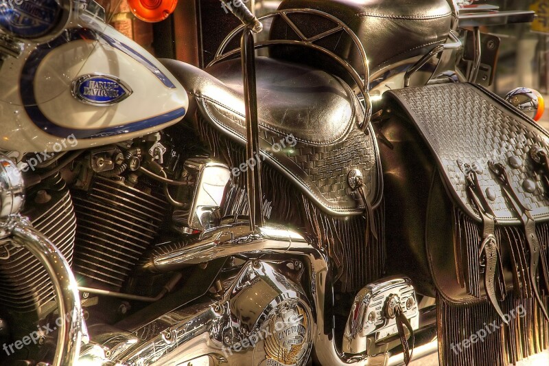 Harley Davidson Motorcycles Davidson Chrome Shiny