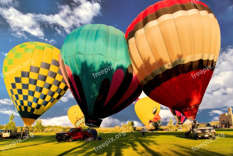 Balloon Flying Waving Balloon Rally Flight