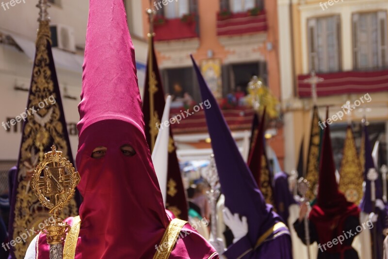 Semana Santa Malaga Procession Holy Week Andalusia