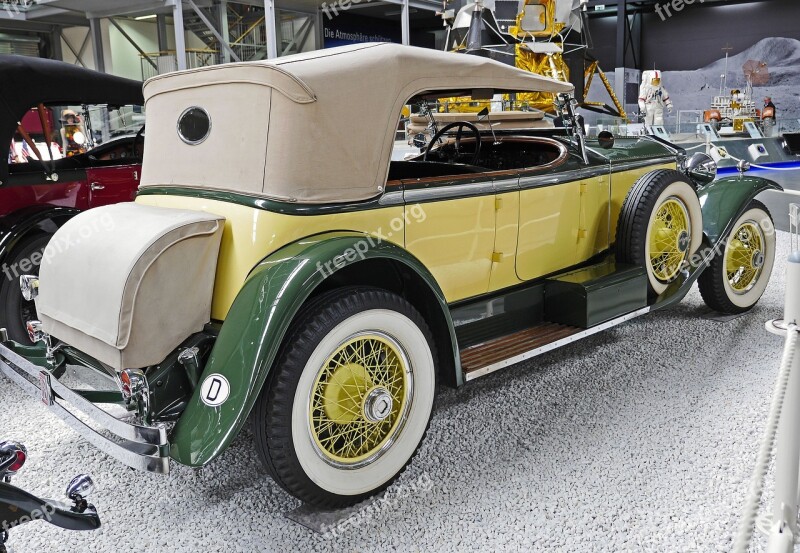 Rolls Royce Year Built 1929 Open Hunting Car Convertible Multi Coloured