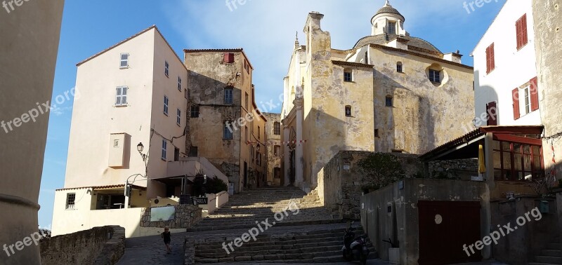 Calvi Corsican Church Citadel Free Photos