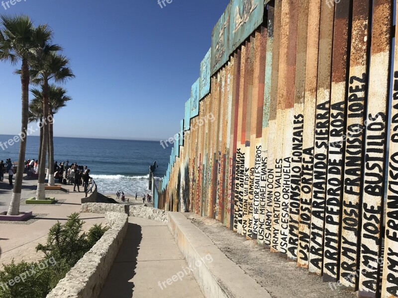 Border Tijuana Mexico Folk Free Photos