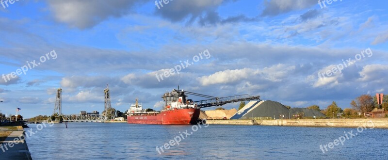 Port Colborne Welland Canal Lake Erie Free Photos