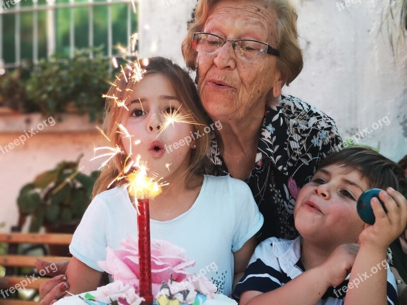 Birthday Grandmother Nieto Granddaughter Great-grandchildren