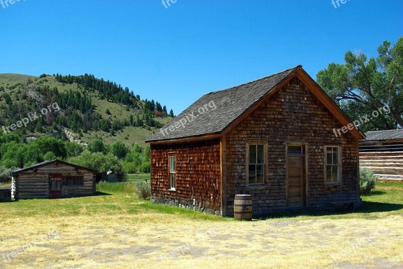 Bannack Montana Scene Bannack Montana Historic Mining