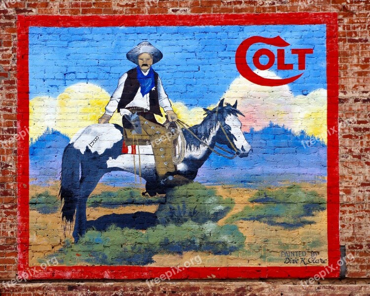 Cripple Creek Colt Mural Mural Wall Cripple Creek Colorado