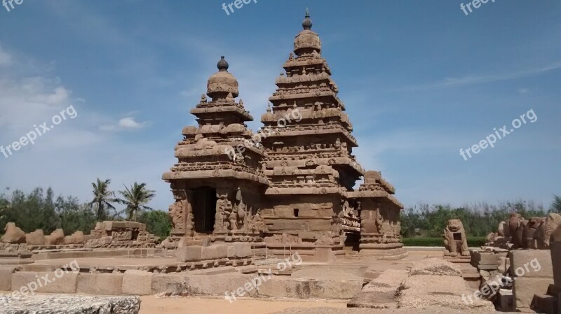 Mahabalipuram Shore Temple Temple Beach Ancient