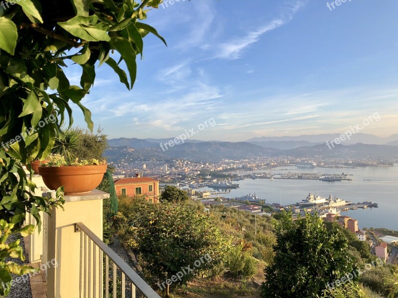 Italy Cinque Terre Village Mediterranean Landscape