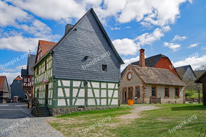 Neu-anspach Hesse Germany Hesse Park Historic Center