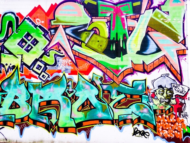 Graffiti Letters Font Text Decoration