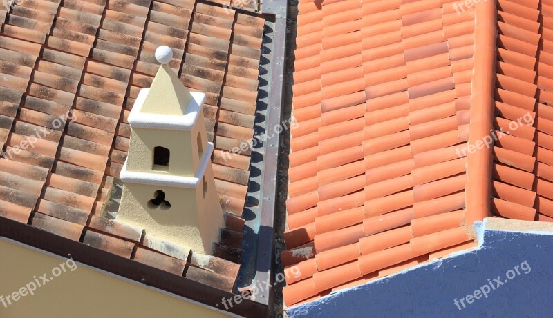 Italy Sardinia Bosa Roof Tiles