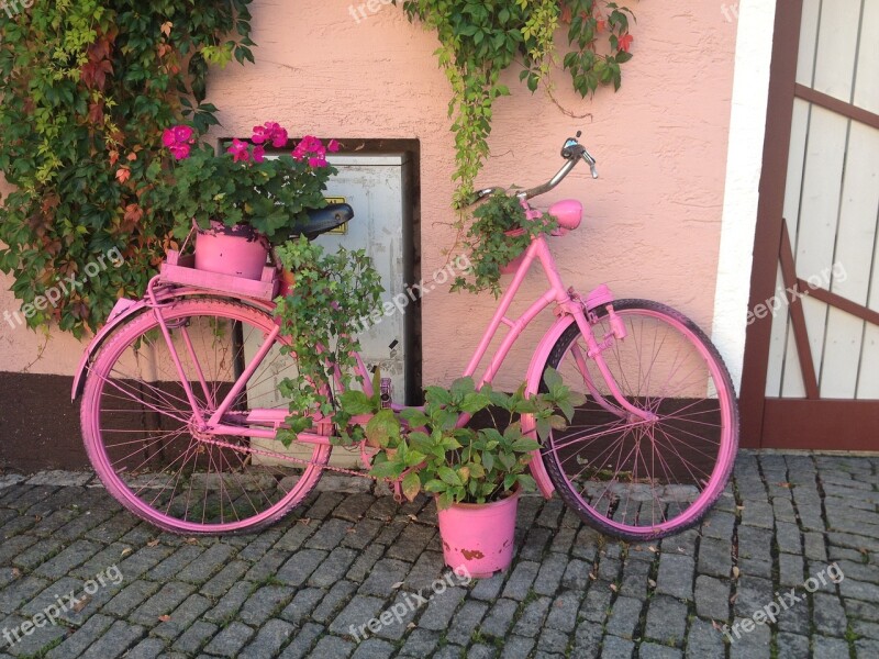 Pink Bike Bicycle Sport Girl