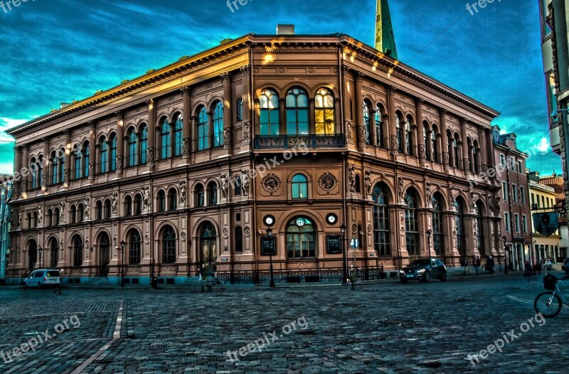 Riga Old Latvia Building Architecture