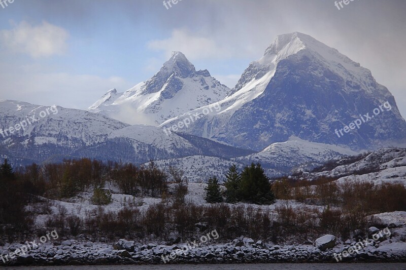 Norway Hurtigruten Scandinavia Nature Landscape