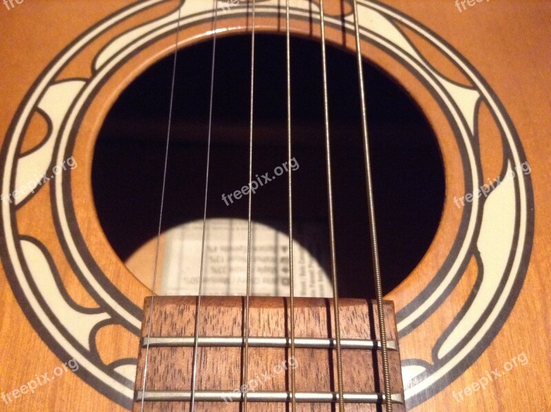 Guitar Sound Hole Strings Ornament