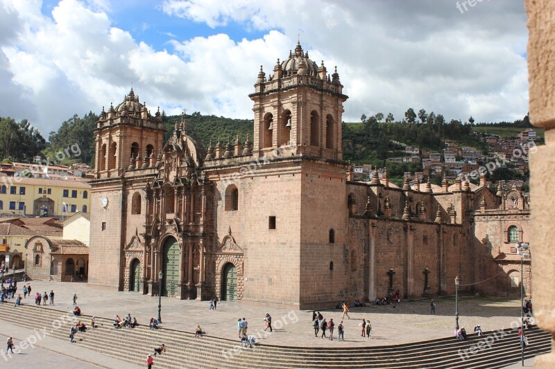 Peru Cusco Peruvian Architecture Church