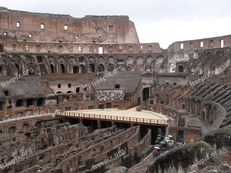 Colosseum Ruins Theatre Free Photos