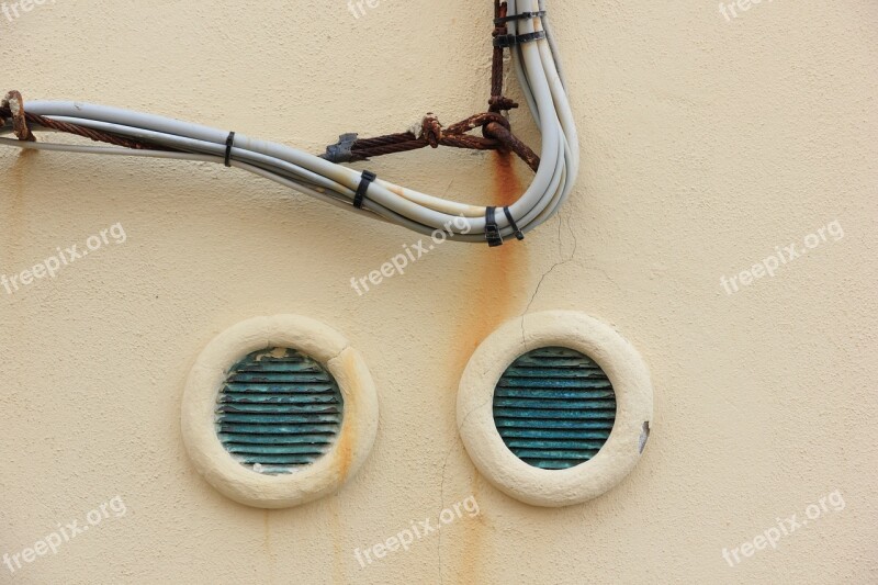 Italy Sardinia Alghero Seafront Ventilation