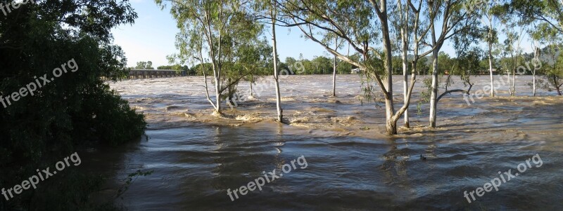 Floodwaters Floods River Flooding Disaster