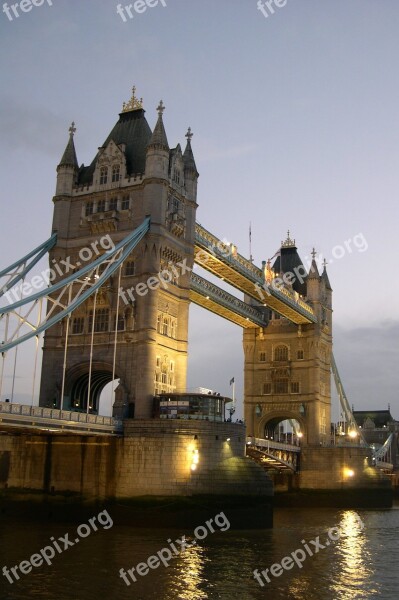 London Tower Bridge River England Thames