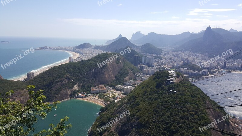 River Janeiro Corcovado Free Photos