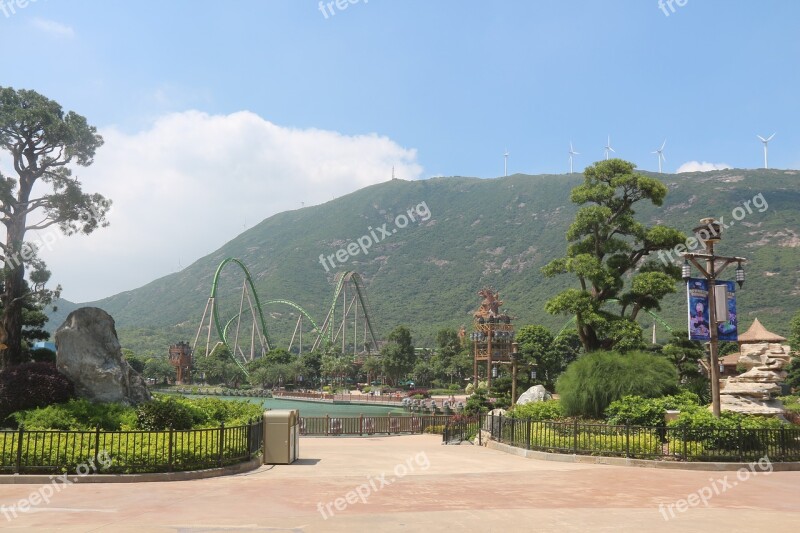 Ocean Kingdom Chime-long Zhuhai The Roller Coaster Free Photos