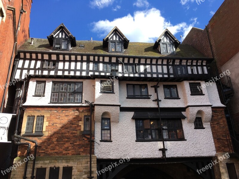 Architecture Crooked House Vintage Crooked Facade