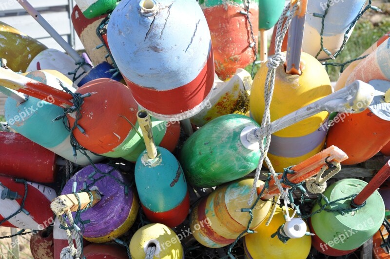 Buoys Boat Nautical Marine Ocean