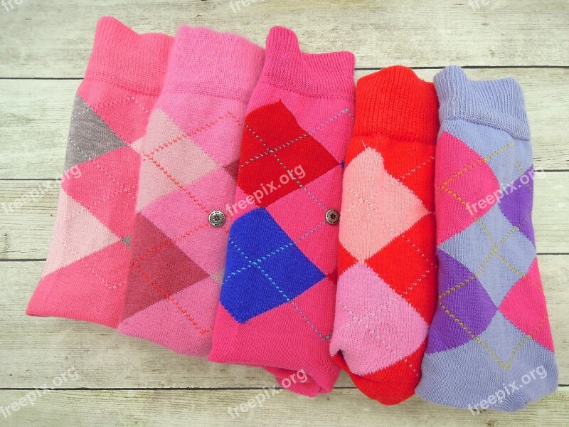 Socks Clothing Clothes Color Checked