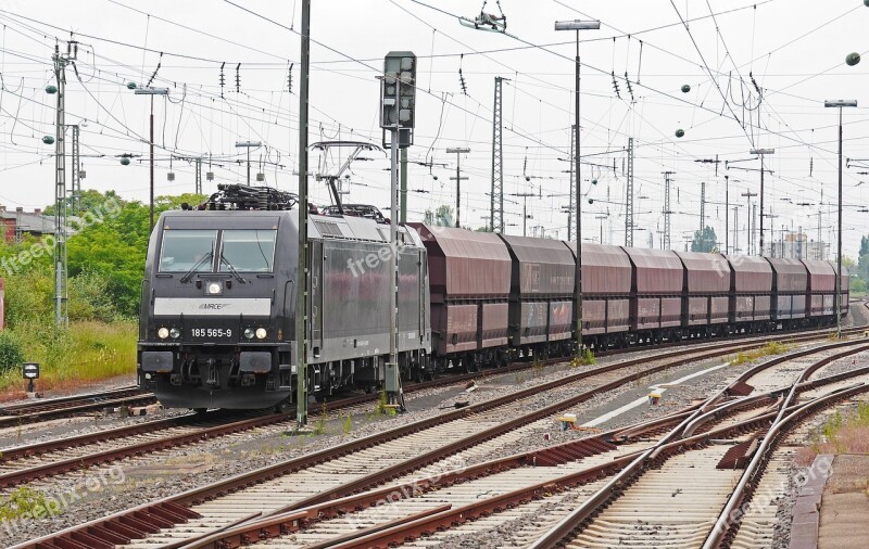 Freight Train Block Train Bulk Selbstentladewagen Marshalling Yard