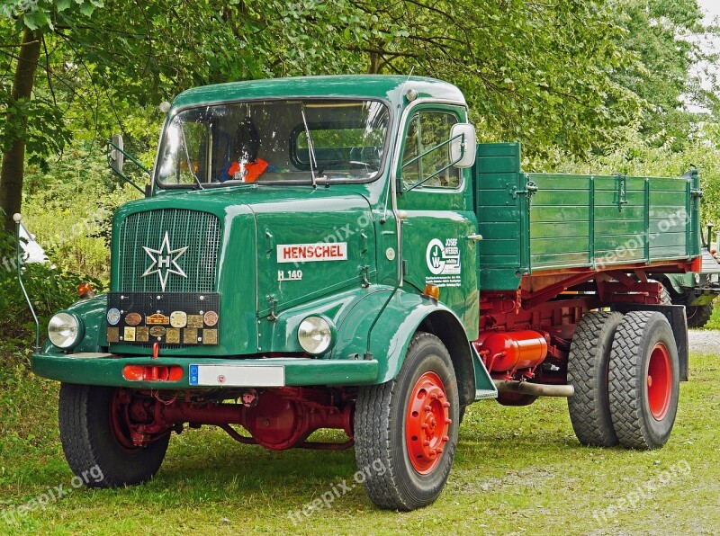 Henschel Truck Tipper All Wheel Drive Historically