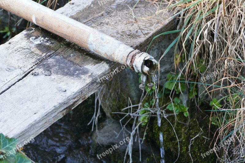 Trickle Water Watercourse Little Inlet