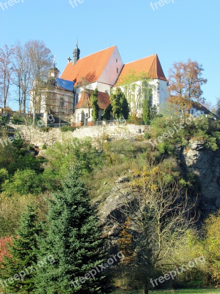 Church Monastery Historically Bechyně Czech Republic