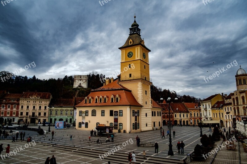 Brasov Cityscape Transylvania Urban Free Photos