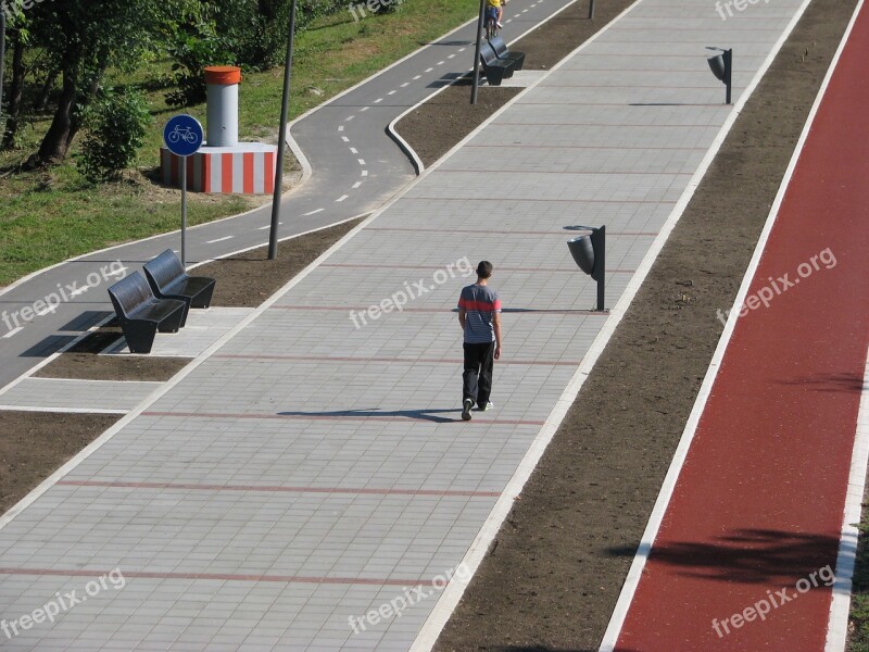 Promenade Novisad Boy Serbia Outdoor