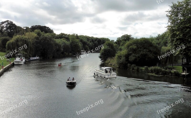 River Thames Boats Water London England