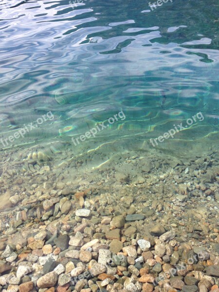 Water Celeste Stones Lake Nature