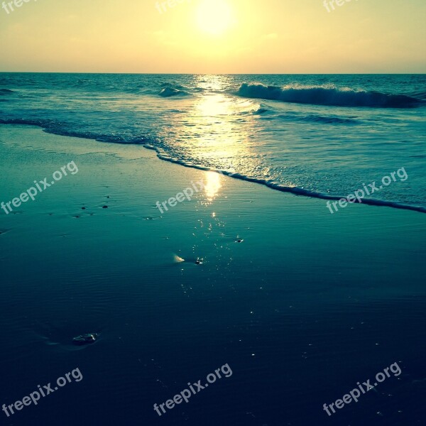 Ocean Lacanau Beach Summer Gironde