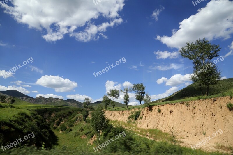 Cloud Mountain The Scenery Badaling Free Photos