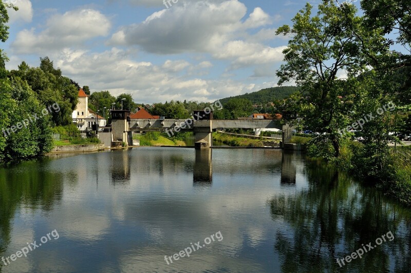 Nagold Barrage Water Landscape Free Photos