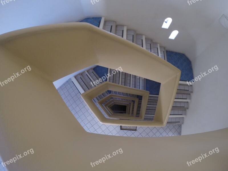 Stairs Art Architecture Geometry Spiral