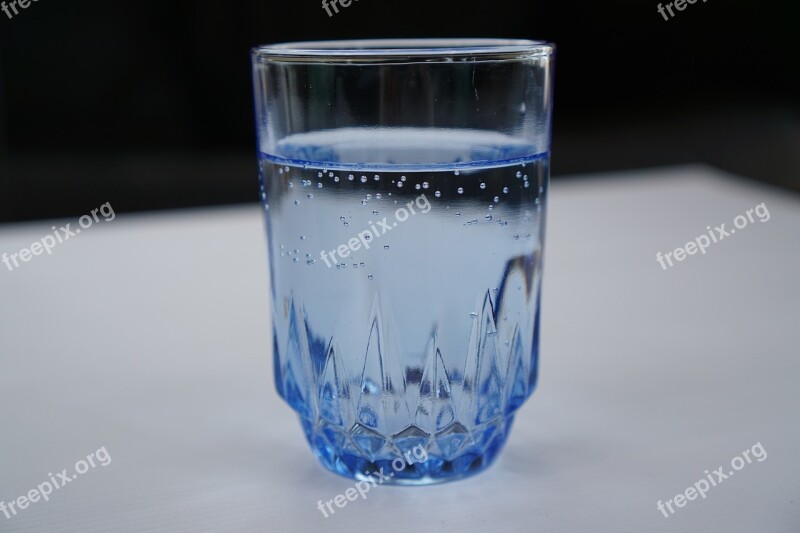 A Glass Of Water Water Cup Transparency Diet