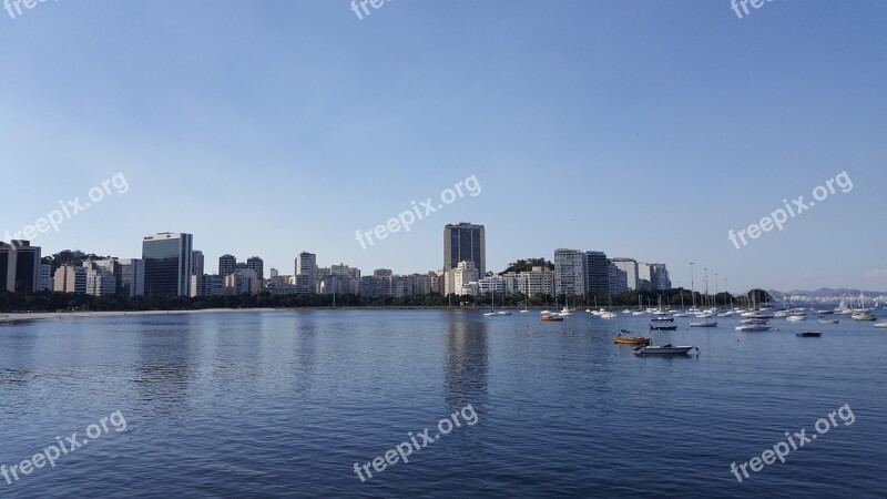 Rio De Janeiro Sugar Loaf Sea Free Photos