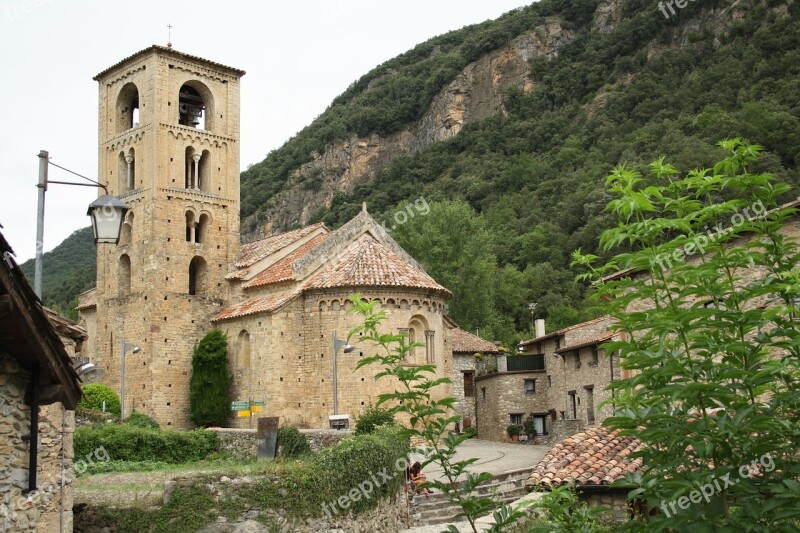 Beget Pyrenees Catalunya Catalonia Church