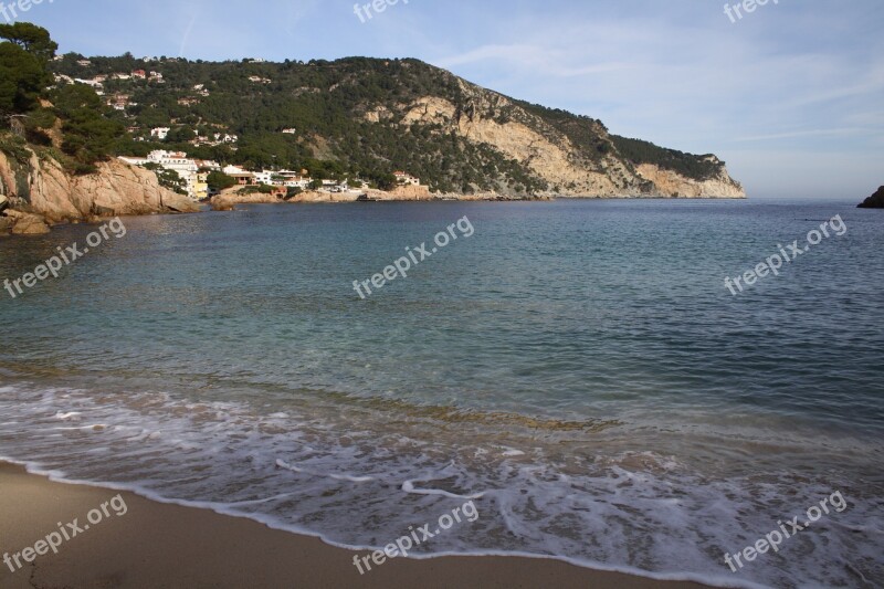 Beach Sea Is Catalunya Catalonia