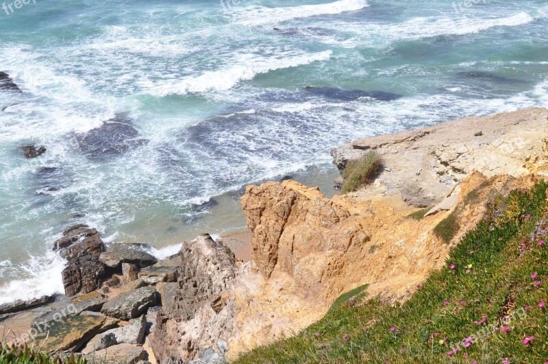 Ericeira Mar Water Rocks Salt Water