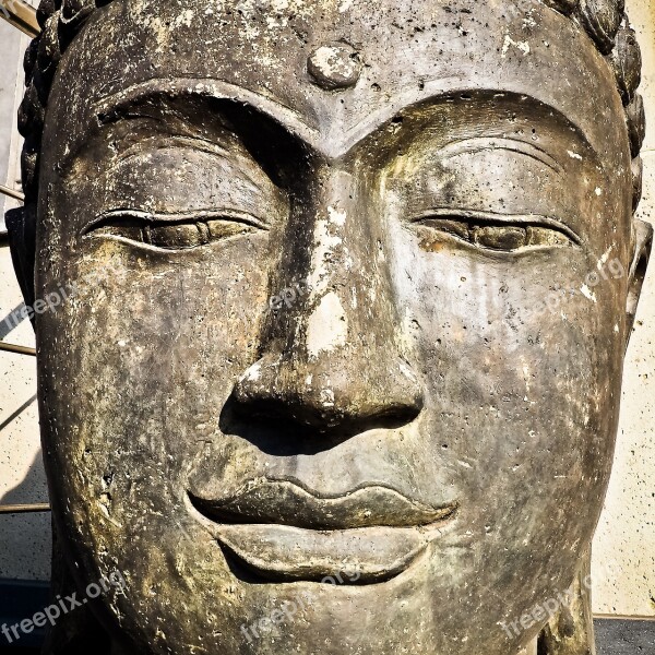 Buddha Statue Sculpture Asia Art