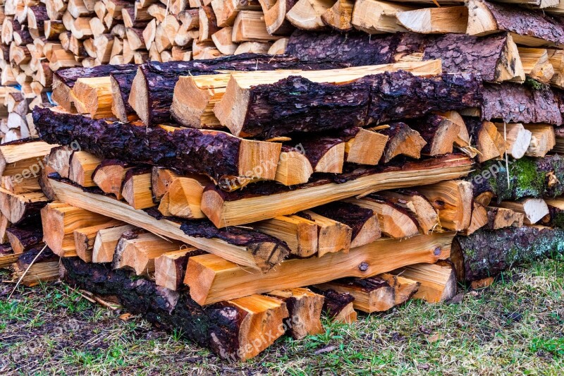 Wood Split Wood Wood For The Fireplace Timber Firewood