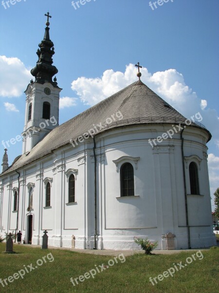 Church Orthodox Serbia Architecture Old