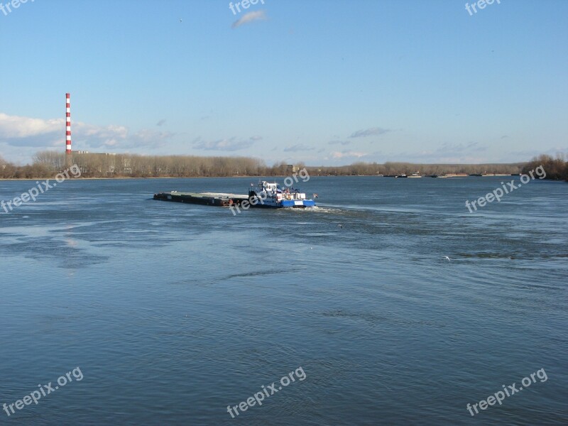 Danube River Serbia Novisad Boat